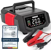 HAUSPROFI išmanusis akumuliatorių įkroviklis 12 V/24 V, 1–20 A, LiFePO4/AGM, B0FVDP4JTR