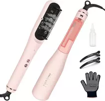 PARWIN PRO BEAUTY garinis plaukų tiesinimo šepetys su jonais, 150–210 °C, HT5005