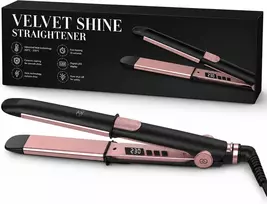 Golden Goods plaukų tiesintuvas ir garbanojimo žnyplės 100–230 °C Velvet Shine 018