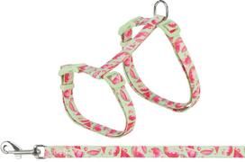 Trixie Cat Harness with Lead, 35-59 cm/13 mm, 1,20 m, Assorted Prints | 113806 | 4011905572079