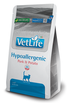 FARMINA VET LIFE - CAT Dry HYPOALLERGENIC Pork&Potato ADULT 400 g