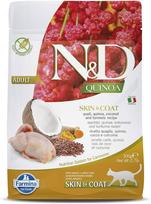 FARMINA N&D QUINOA - CAT Dry SKIN&COAT Quail&Coconut ADULT 300 g
