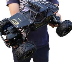 Didelis nuotoliniu būdu valdomas RC automobilis oreNICE, metalinis bekelės modelis, 4x4, 1:16, su pultu