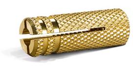 Žalvarinis ankeris - įvorė KOELNER, M6, d8,0x22mm, 6 vnt