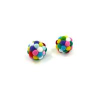 Kačių žaislas HIPPIE PET, kamuoliukai, 5,5 cm, 2 vnt
