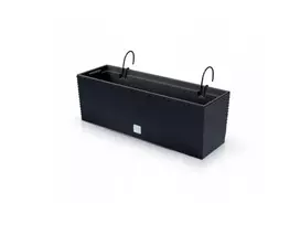 Lauko plastikinis vazonas RATO CASE W, antracito sp., 18 x 58 x 20 cm