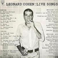 Leonard Cohen - Live Songs (180 Gram) 1LP (vinilinė plokštelė)