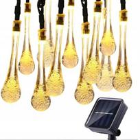 Saulės girlianda sodo "varvekliai" 50 Led, 7m, 8 režimai