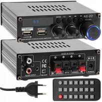 Garso stiprintuvas AS-22, 2 vnt., 45 W, su Bluetooth ir USB jungtimis