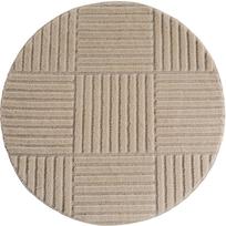 Kilimas vidaus Art 3D 1123, smėlio sp., 120 cm x 120 cm