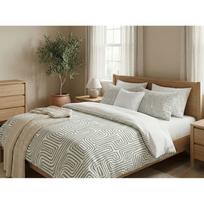 Šalavijo spalvos viengulė patalynė 200x140 cm Maze – Mijolnir