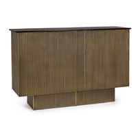 Iš mango medžio paviršiaus virtuvės sala 40x160 cm Virat – Bizzotto