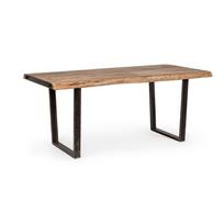 Valgomojo stalas su akacijos stalviršiu 90x180 cm Elmer – Bizzotto