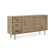 Natūralios spalvos iš mango masyvo šoninė spintelė 160x83x40 cm Darsey – Bizzotto