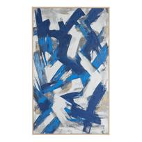 Paveikslas su rėmeliu/tapyba ant drobės su rankomis dažytais elementais 127,5x206,5 cm Bold – Bizzotto