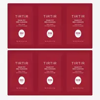 TIRTIR Mask Fit Red Cushion 33C-34W – makiažo pagrindo mėginėlių rinkinys