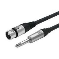 Kabelis VivoLink Vivolink PROAUDXLRFJACKS10 kabelis audio 10 m XLR 6.35mm Juodas