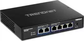 Šakotuvas Jungiklis TRENDnet TEG-S762 6 prievadų nevaldomas 2.5G/10G tinklo jungiklis