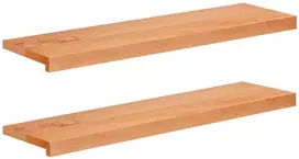 Langų palangės 2 vnt. Lakas 90 x 25 x 2 cm Kietas bukas medis