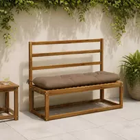 Suoliuko pagalvė VIANEN 100% poliesteris Taupe 100 x 40 x 12 cm