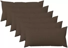 Mesti pagalvė 6 vnt. HEERLEN Taupe 40 x 70 cm Audinys