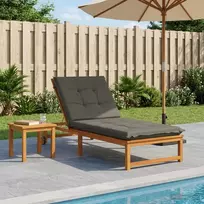 Saulės gultų pagalvė GEMERT 100% poliesteris Pilka