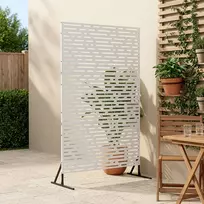Privatumo žaliuzės 100 x 50 x 180 cm Plienas Balta
