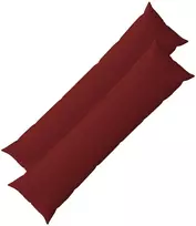 Mesti pagalvė 2 vnt. HEERLEN Vyno raudona 40 x 145 cm Audinys