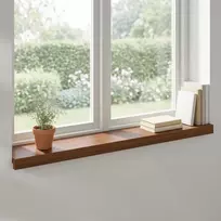 Langų palangės 2 vnt. Tamsiai rudas 70 x 20 x 2 cm
