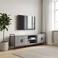 TV staliukas Televizoriaus spintelė 167,5 x 33 x 50 cm Pilka Sonoma