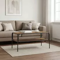 Šoninis stalas Sendintos medienos 100 x 50 x 46 cm
