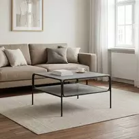 Šoninis stalas Pilka Sonoma 100 x 50 x 46 cm Apdirbta mediena