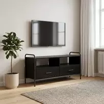 TV staliukas Televizoriaus spintelė 67,5 x 33 x 50 cm Juodojo ąžuolo