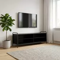 TV staliukas Televizoriaus spintelė 140 x 39,5 x 50 cm Juodojo ąžuolo