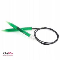 Knitpro akrilinės virbalai su valu, 60 cm, 9.00 mm