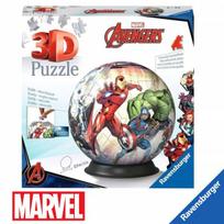 Ravensburger Puzzle 3d 72 elementai rutulys Marvel Avengers dėlionė žaislas