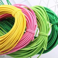 Brightglow elastinė apyrankių virvelė papuošalų gamybai 2 mm karoliukų virvelė elastinė virvelė karoliukams veriama virvelė rankdarbiams elastinė juosta "pasidaryk pats" rankdarbiams, drabužiams, vėriniams #2 mėlyna 20 m
