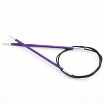 Knitpro Zing metalinės virbalai ant valu, 120 cm, 3,75 mm