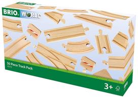 Traukinių bėgiai Brio World Track Set, smėlio ruda sp.