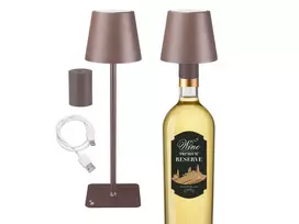 Beper Cristal P201UTP120 2-in-1 įkraunamas stalinis LED šviestuvas, 1,5 W, USB