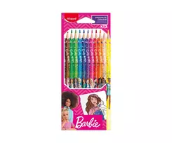 Spalvoti pieštukai Maped Barbie, 12 spalvų
