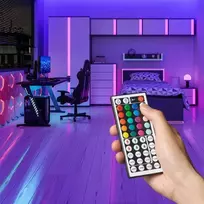 Vention PAEWH silikoninė RGB neoninė LED juosta su IR nuotolinio valdymo pultu, 2 m, 6 W, USB 5 V, IP65