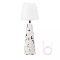 Beper MARBLE P207ILI500 įkraunamas stalinis LED šviestuvas, 3 šviesos režimai, USB-C