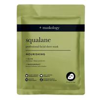 MASKOLOGY, SQUALANE Professional Sheet Mask Lakštinė veido kaukė su skvalanu, 22ml