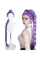 K-Pop Demon Hunters Rumi Plaukų Kasa Perukas 120 cm ilgio