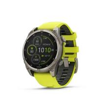 Garmin Fenix 8 Sapphire Solar Amp Yellow Graphite 47mm Sportinis išmanusis laikrodis