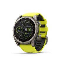Garmin Fenix 8 Sapphire Solar Amp Yellow Graphite 51mm Sportinis išmanusis laikrodis