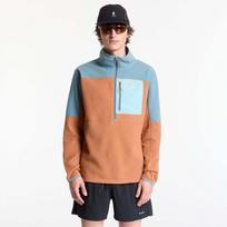 Cotopaxi M's Abrazo Fleece Half-Zip Jacket Everglade and Whiskey - Dydis M (F20471M53-EGWSK Striukės)