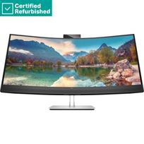 RENEW SILVER HP E34m G4 Curved Conferencing Monitor - 34" 3440x1440 WQHD 400-nit 75Hz AG, Curved, VA, USB-C(65W)/HDMI/DisplayPort, 4x USB-A, speakers, 5MP webcam, RJ-45 LAN, height adjustable/tilt/swivel, 1 years | 40Z26AAR#ABB