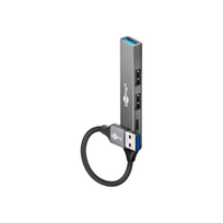 Goobay Slim 4-Port USB Hub, USB-A to USB-C/USB-A, 5Gbit/s | 74458